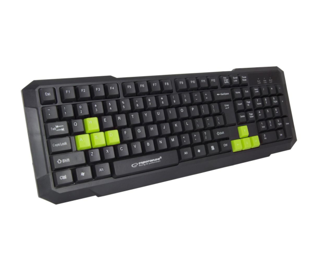 Esperanza Gaming Usb Aspis Zielona EGK102G - 1379166 - zdjęcie 4
